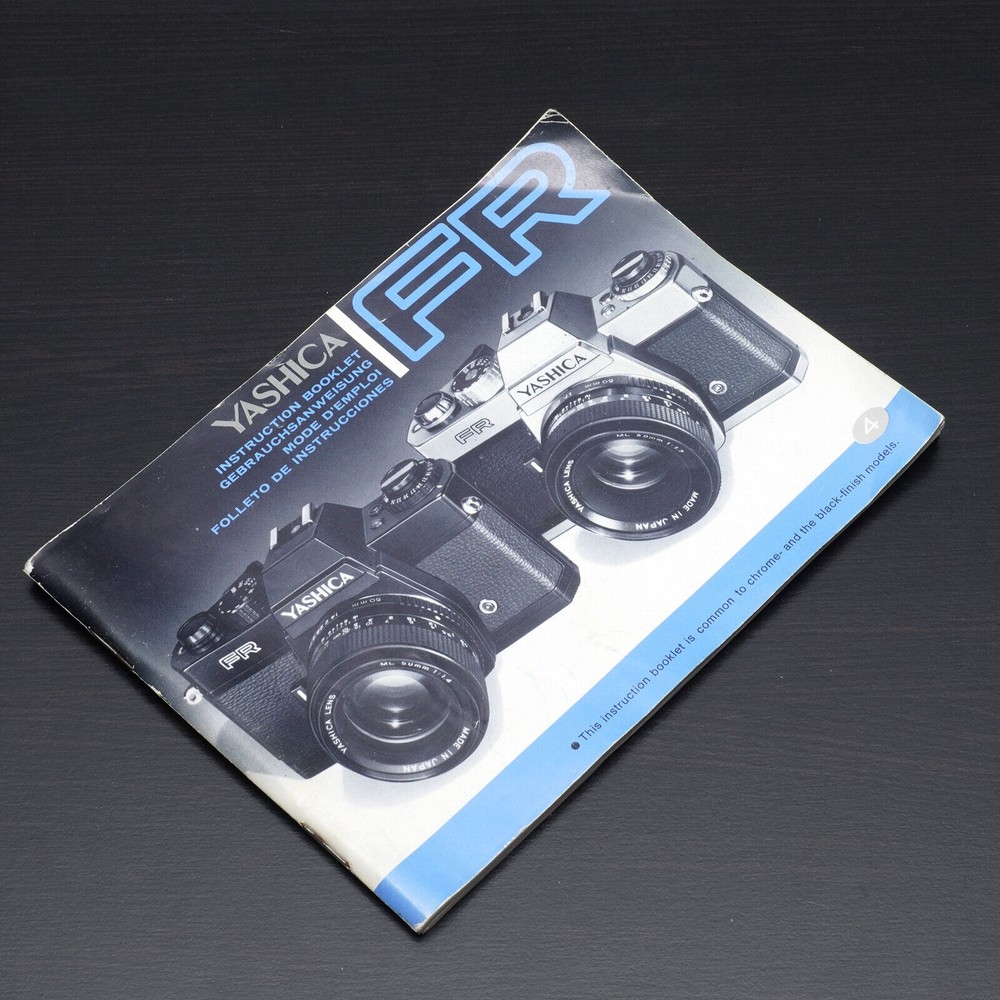 Yashica FR Instruction Booklet