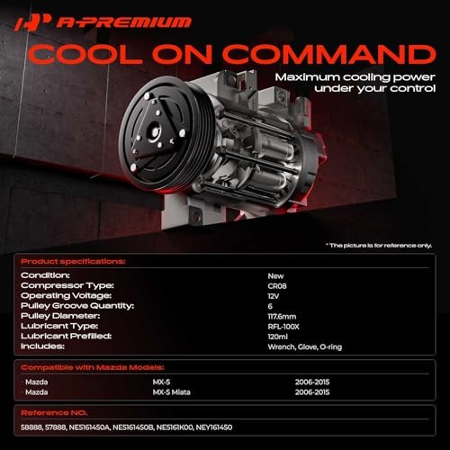 Mazda MX5 Miata Air Conditioner AC Compressor with Clutch