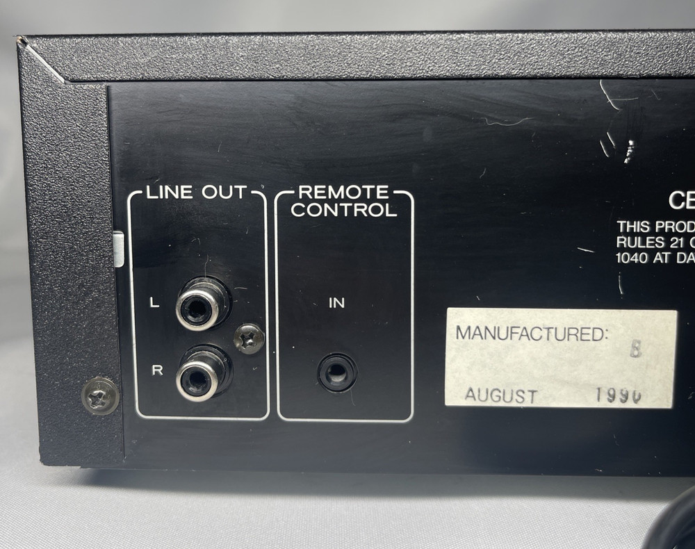 TESTED TEAC PD-800M CD Multi Player 6 Disc 3 Beam Laserdiode + Magazine BUNDLE