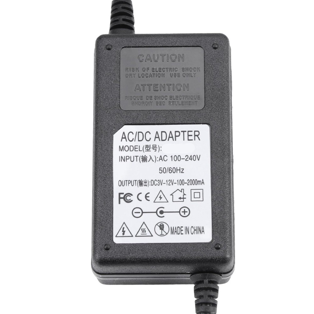 AC to DC Adapter 3‑12V 2A Power Supply Motor Speed Controller Variable Speed ...