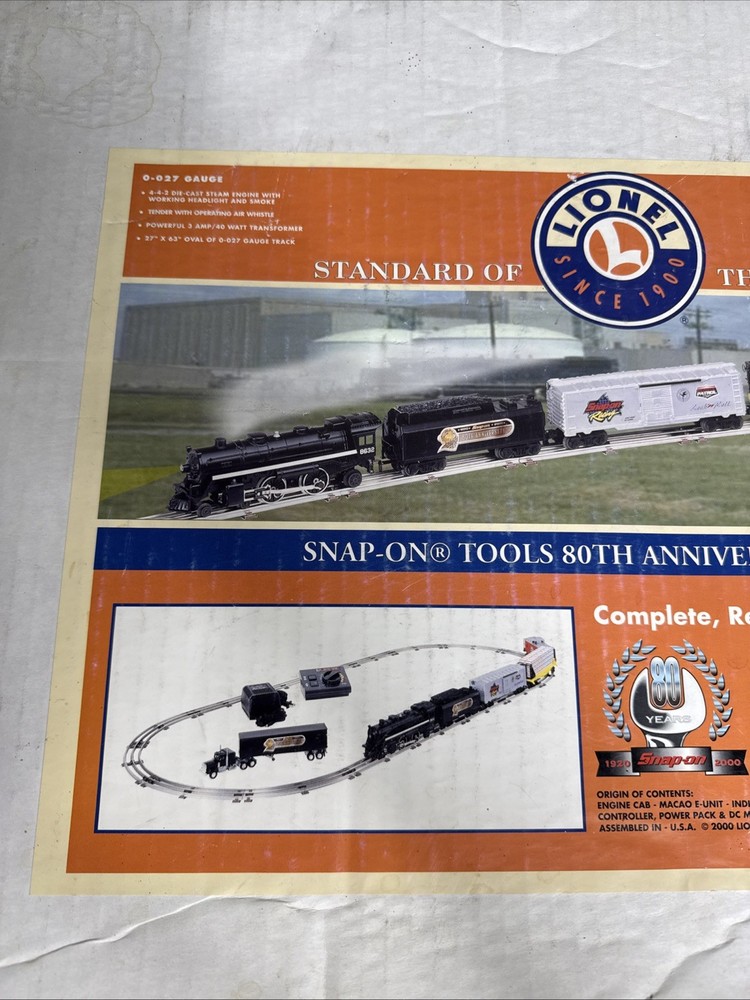 Lionel 6-31911 Snap-On Tools 80th Anniversary Train Set
