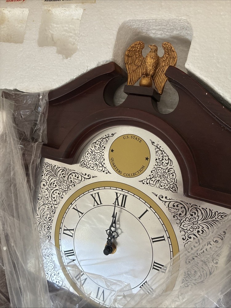 Danbury Mint State Quarter Clock