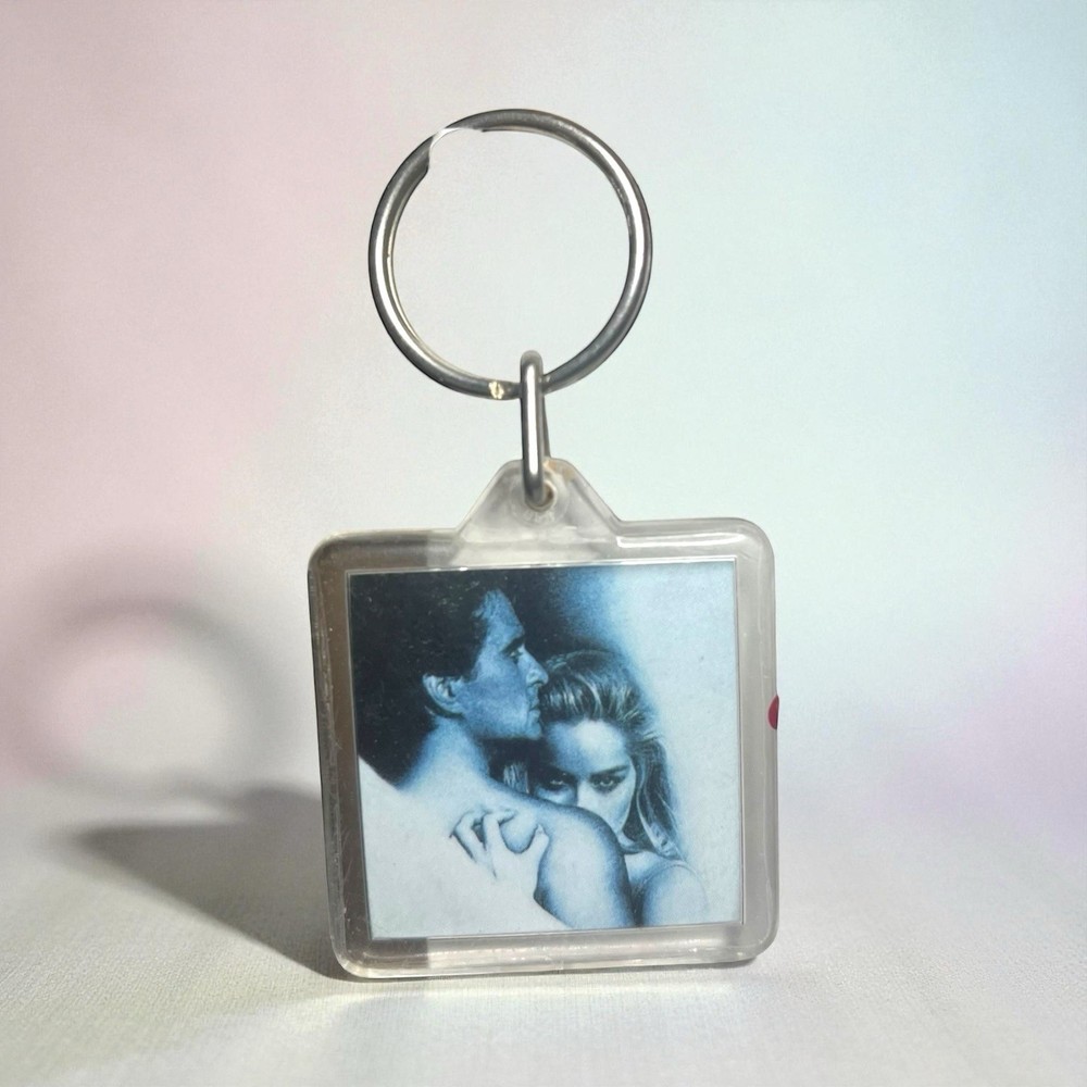 Basic Instinct Keychain Sharon Stone Michael Douglas 1992
