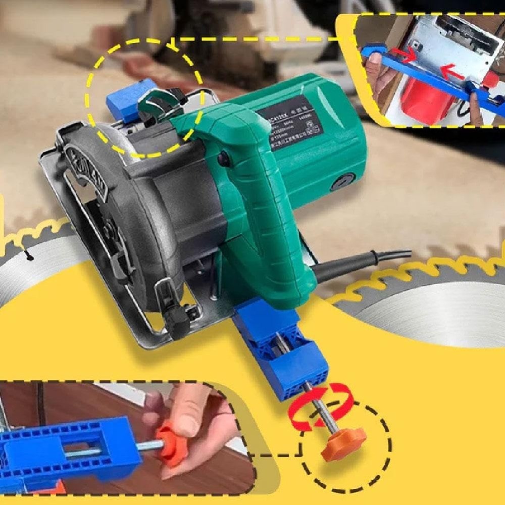 Adjustable Cutting Machine Base Guide,Precision Wood Cutting Guide,Saw Guide