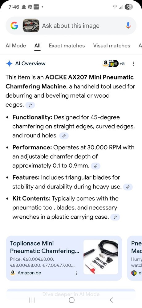Aocke Micro Air Chamfering Machine
