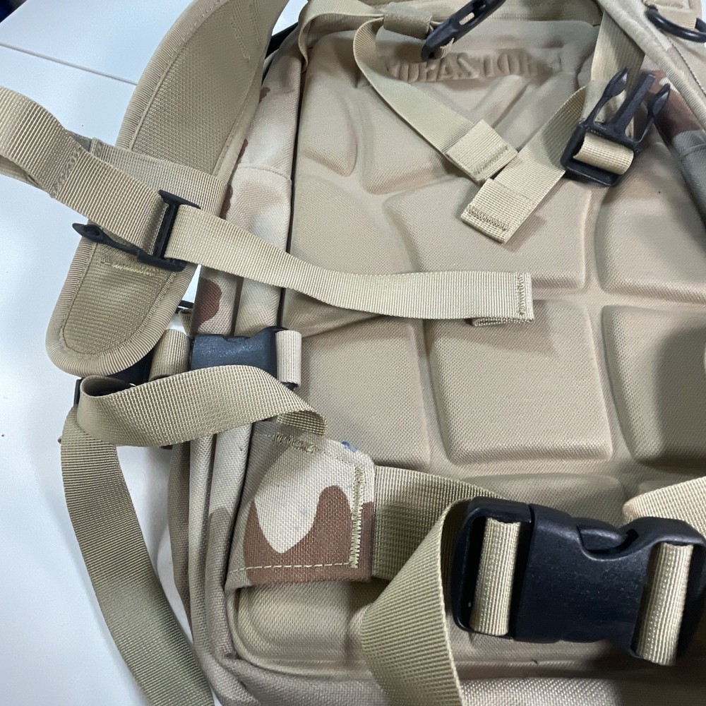Hydrastorm Predator Tactical Carrier Backpack Desert Camo - With Hydration Pack