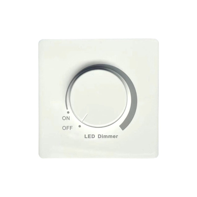 300W LED Light Dimmer Brightness Controller Plastic Frame Wall Light LED Dimmer