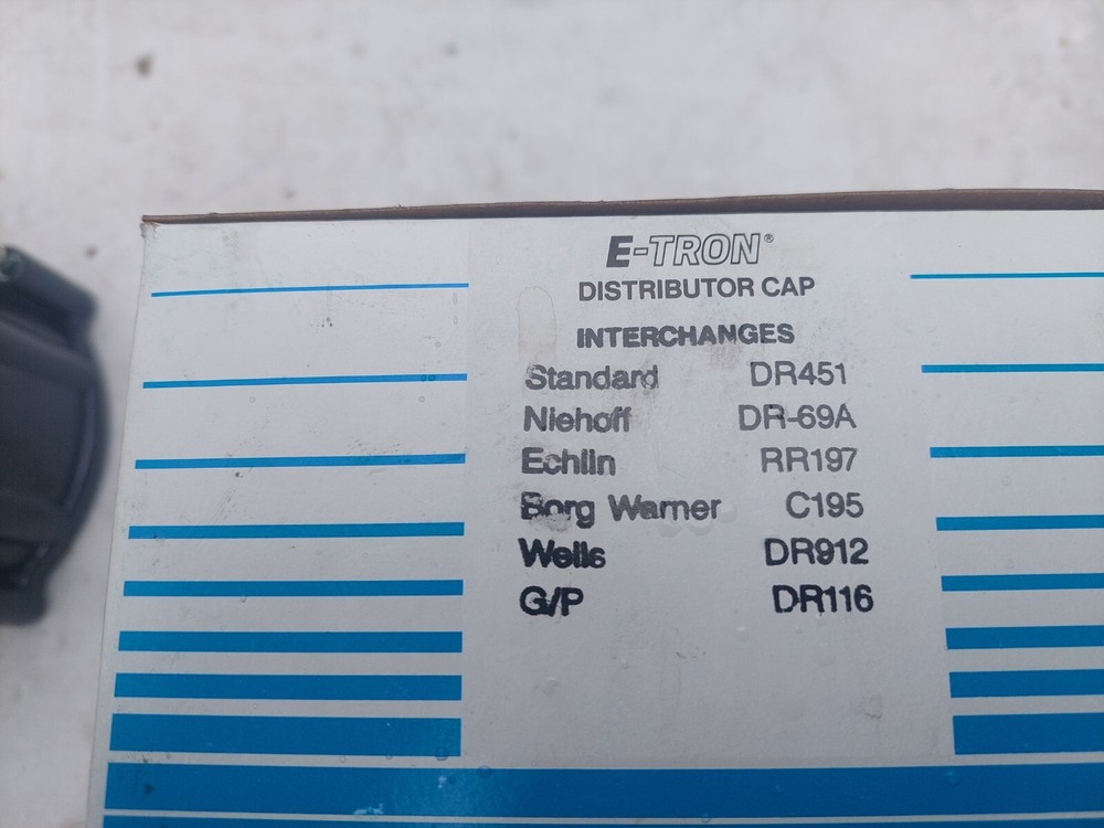 E-Tron Distributor Cap D337 fits Standard DR-451