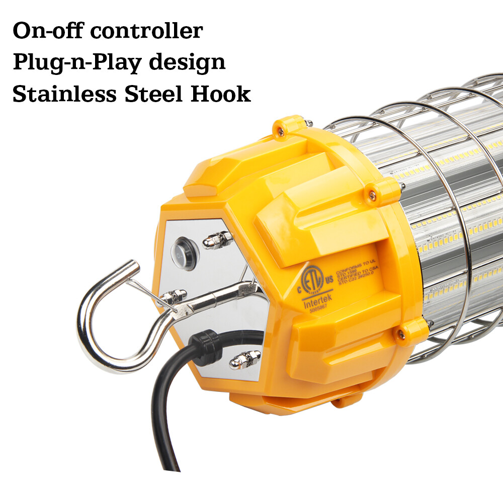 ETL 100W High Bay LED Temporary Work Light Construction/Jobsite/Workshop 5000K