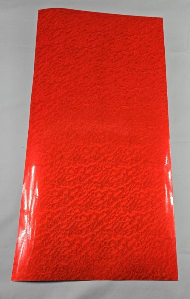 Fluorescent Red Leaf Sign Vinyl Plotter Cutter 24" x 6 ft Longlife