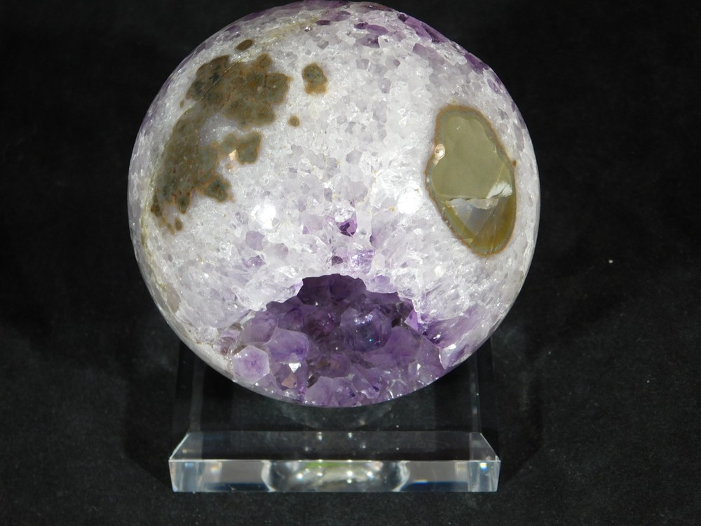Sphere Display Stand Large Size Clear Lucite