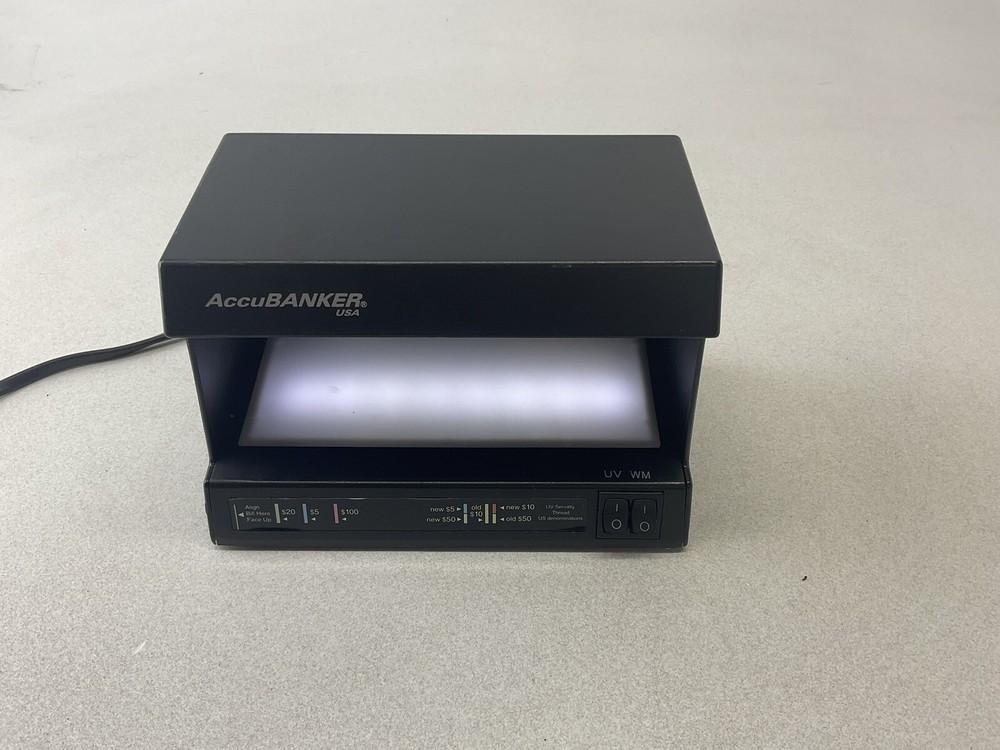 ACCUBANKER D63 COUNTERFEIT MONEY DETECTOR