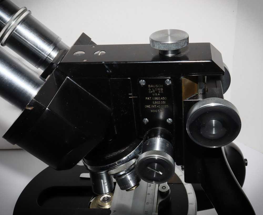 Antique Bausch & Lomb DDE Research Microscope