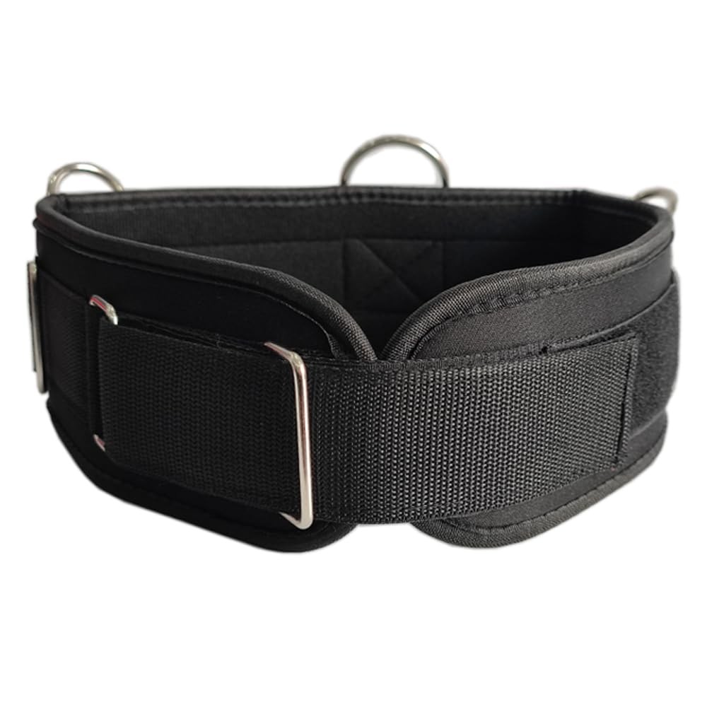 Fitness Resistance Belt Multi Functional 5 Rings Weight Training Pull Up Squat