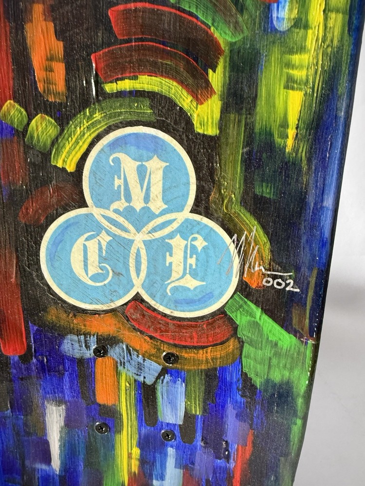 Skateboard (Custom Art) Multicolor Abstract Design