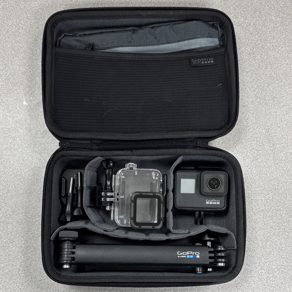 GoPro Hero7 Black Camera Accessory Bundle with Tripod, Case, Battery, Mounts