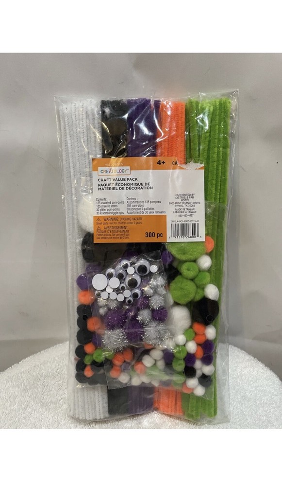 Creatology Halloween Craft Value Pack -  300 Pcs - Age 4+
