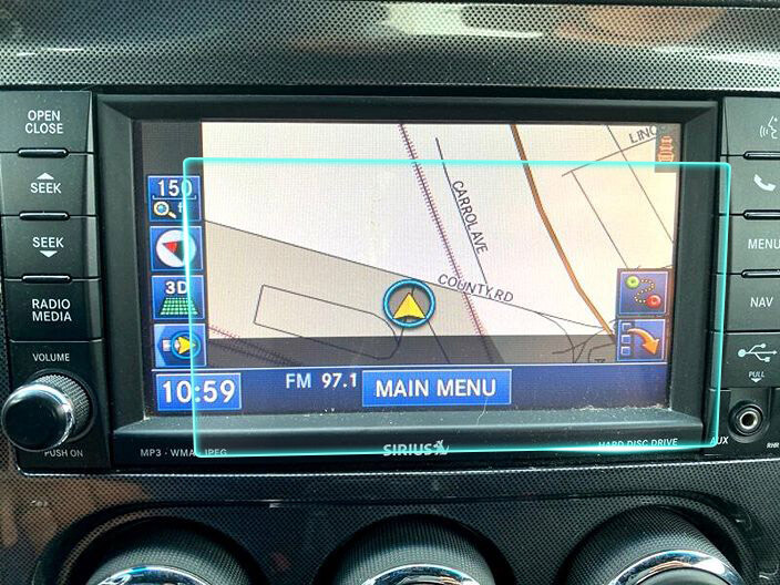 Crystal Clear Screen Protector for 2011 Dodge Challenger Vehicle Navigation