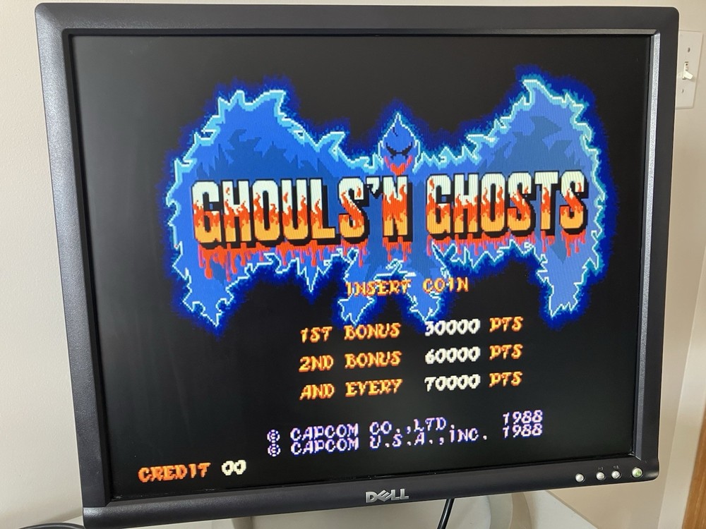 WORKING Ghouls ‘n Ghosts Arcade PCB COMPLETE board set