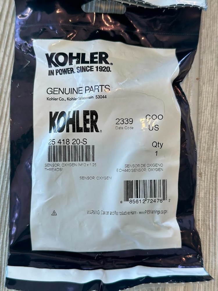 Kohler 25 418 20-S  SENSOR, OXYGEN OEM