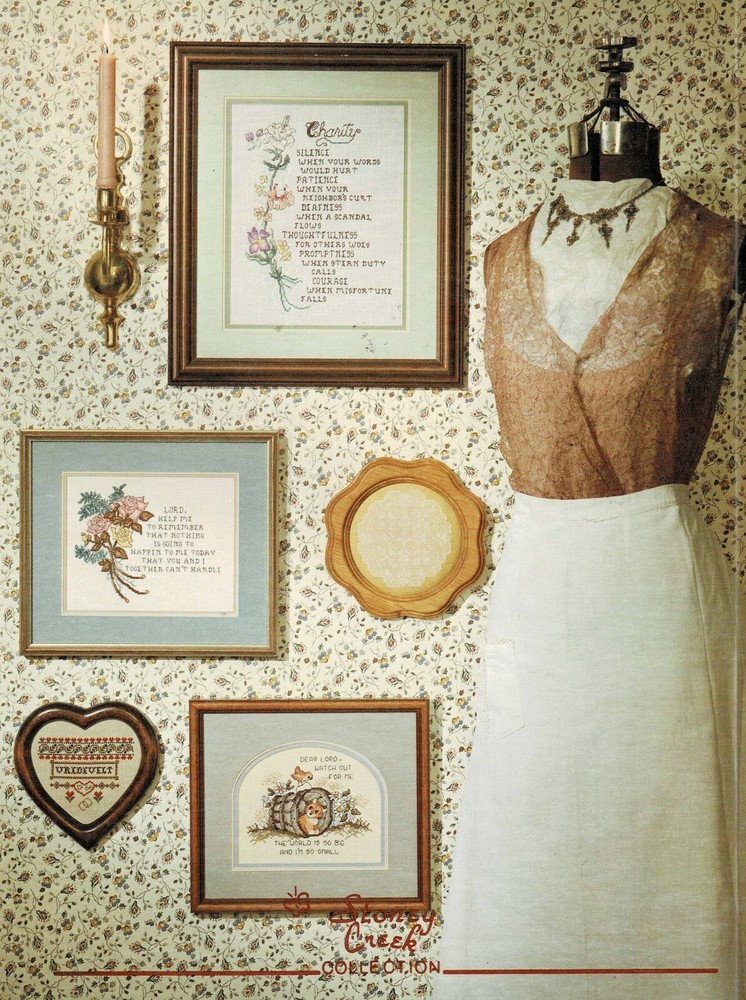 SENTIMENTAL VALUES CROSS STITCH SAMPLER BOOKLET-OOP-STONEY CREEK