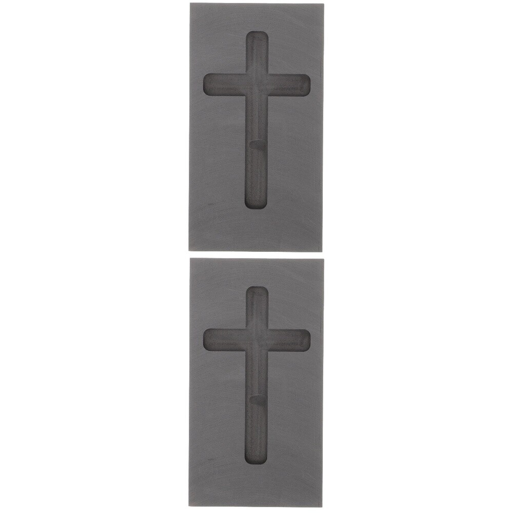 graphite melting molds 2x Mold Graphite Ingot Metal Casting Molds Graphite Mold