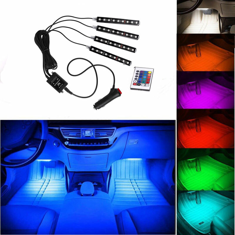 Car LED Strip Light Controller Car Interior cigarette lighter Atmosphere Lamp