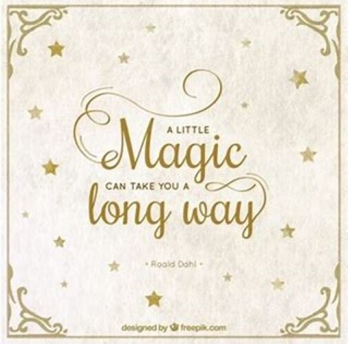 A Little Magic Can Take You A Long Way Imagination Adventure Scrolls MAGNET