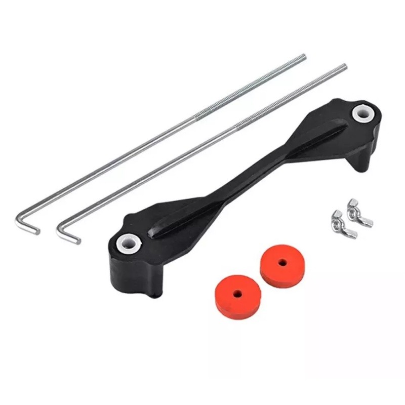 Car Auto Rubber Battery Hold Down Clamp Holder Tie Down Bracket Hold Down 175MM