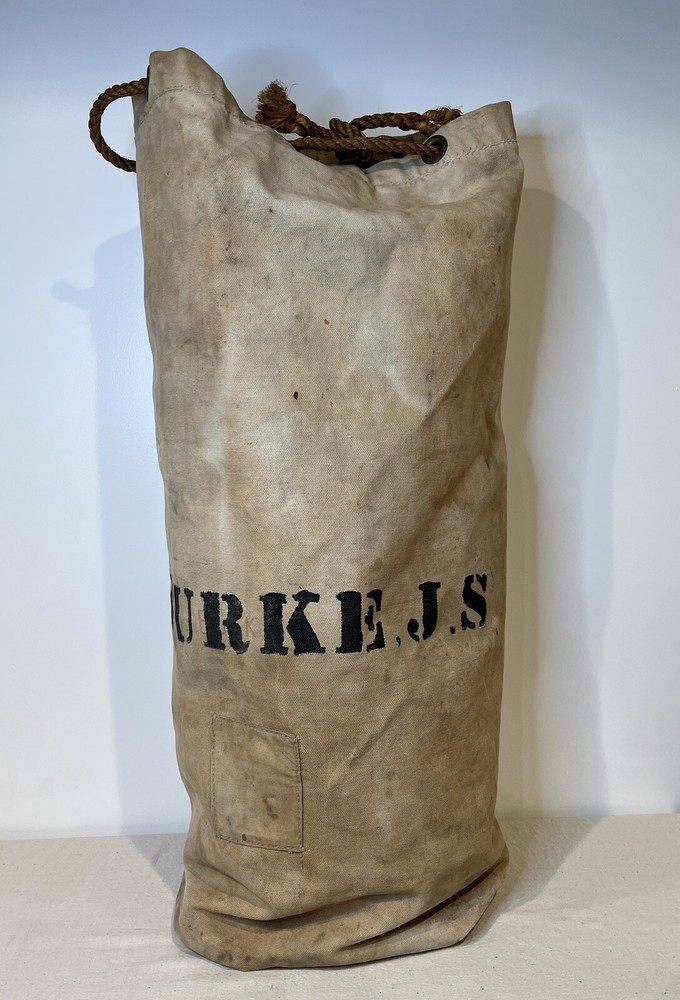 Vintage Military Canvas Duffle Bag