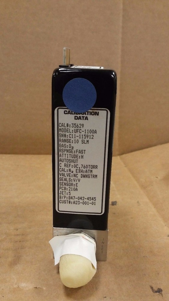 UNIT Instruments UFC-1100A O2 Gas 10 SLM Mass Flow Controller