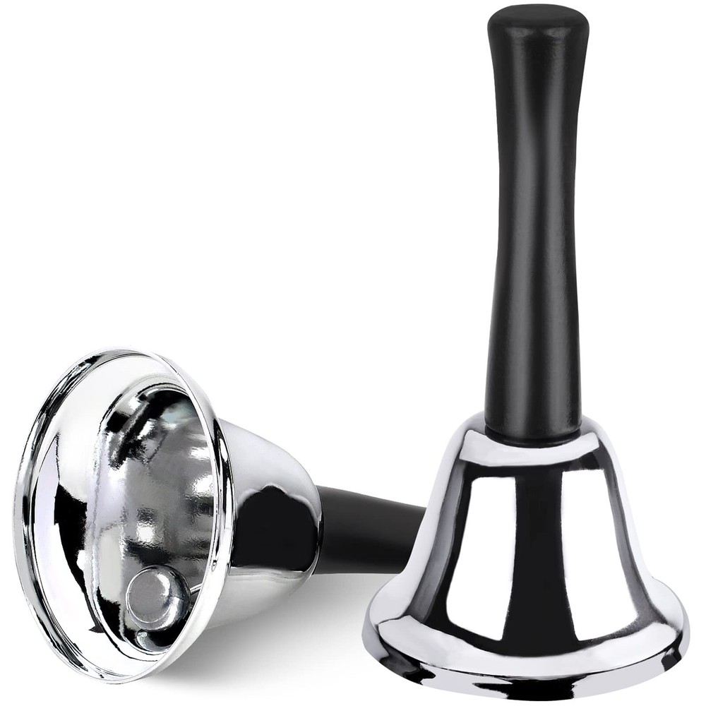 2 Pcs Hand Ringing Bell for Classroom, Kitche