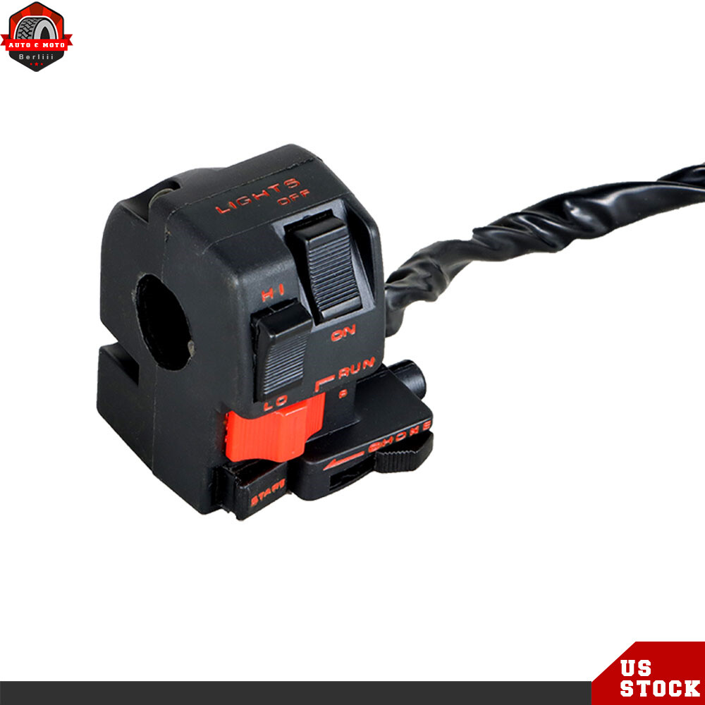 Handlebar Switch Start Kill Stop Headlight for 85-87 Honda ATC250ES Big Red 250