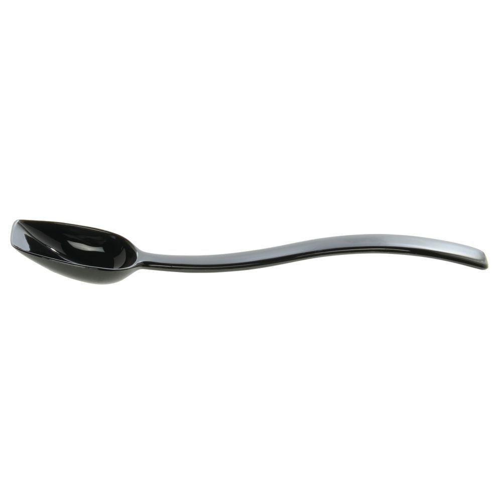 Carlisle Solid Buffet Spoon 3/4 Oz Black Polycarbonate  - 10"L 1 Per Case