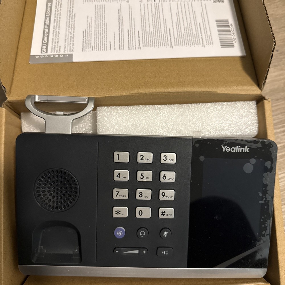 Yealink MP54 E2 Teams Android 13 WITH Power Adapter-based phone