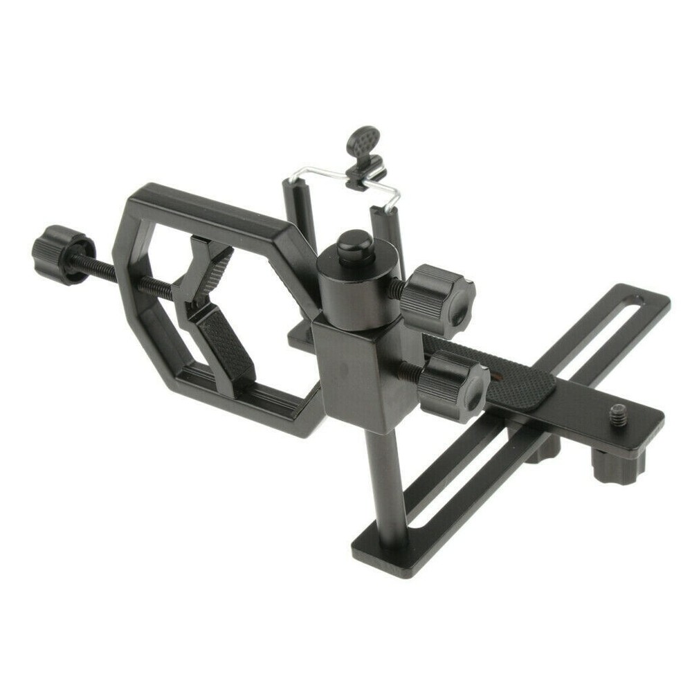 Camera Connection Telescope Scope Adapter+Phone Fixing Clip Holder
