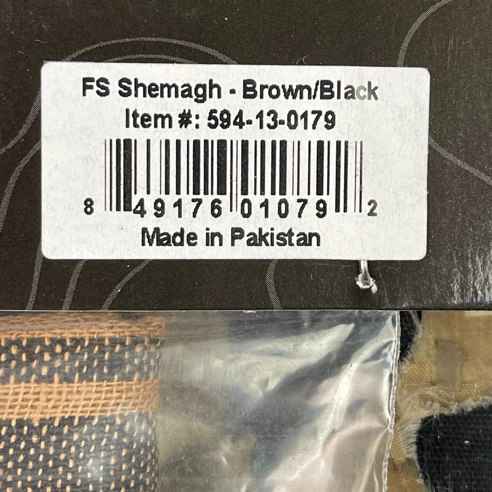 NEW First Strike Shemagh - Brown/Black