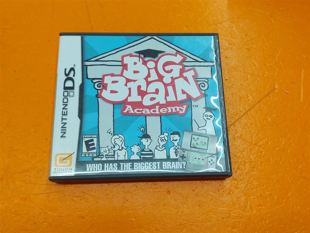⭐️⭐️⭐️⭐️⭐️ **EMPTY Game Case** Nintendo DS Big Brain Academy w Insert