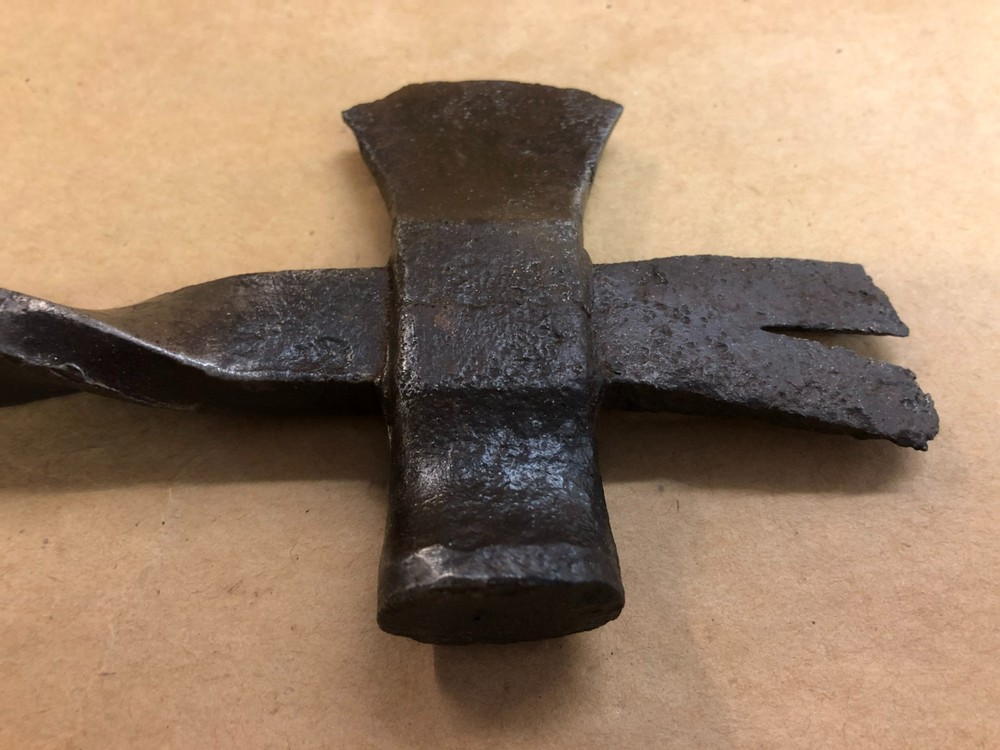 Vintage Bridgeport Iroquois Crate Hammer, Axe, Nail Puller Multi Tool