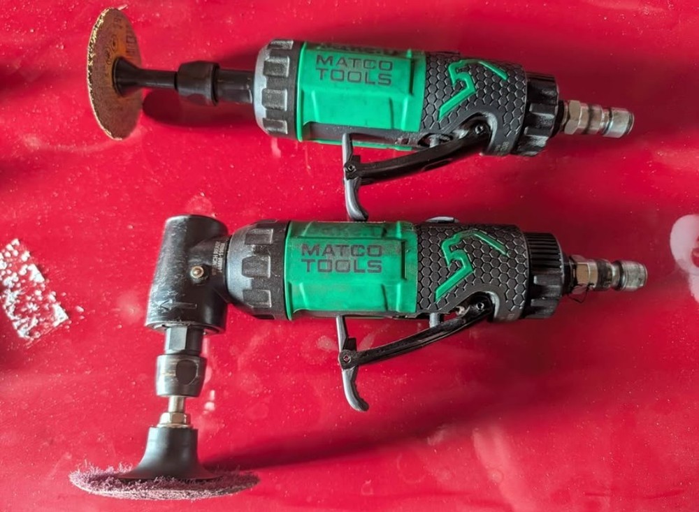 Matco .85hp Pneumatic Die Grinder Set