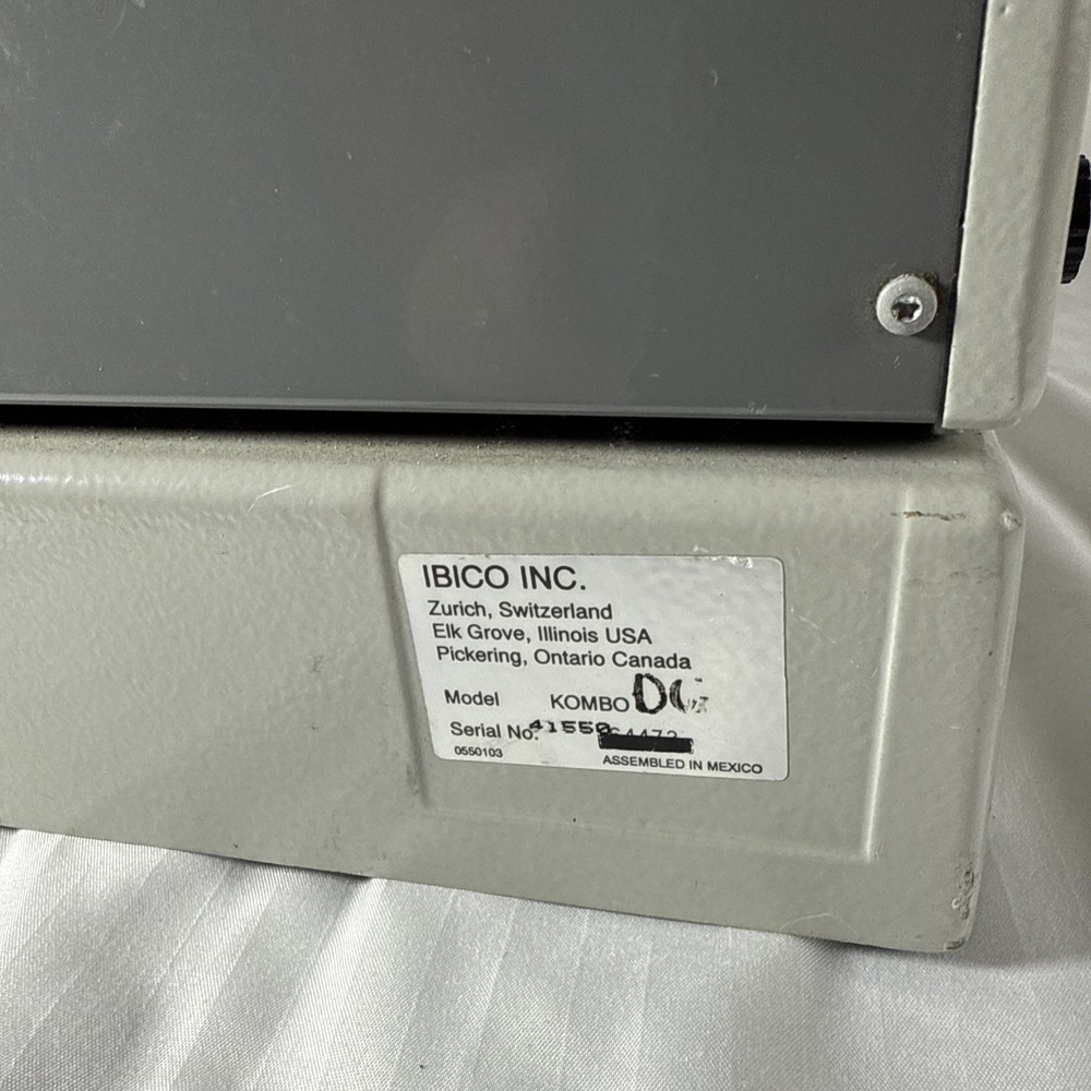 ibico KOMBO Heavy Duty Manual Hole Punch & Comb Binding Machine