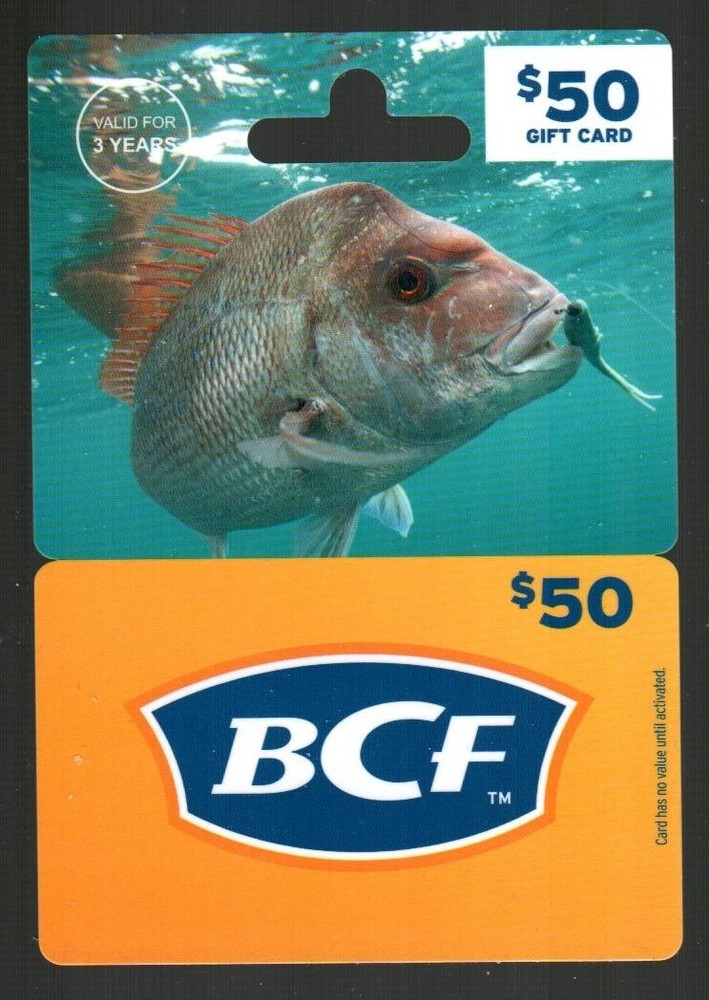 BCF Fish Hooked on a Lure ( 2018 ) Gift Card ( $0 - NO VALUE )