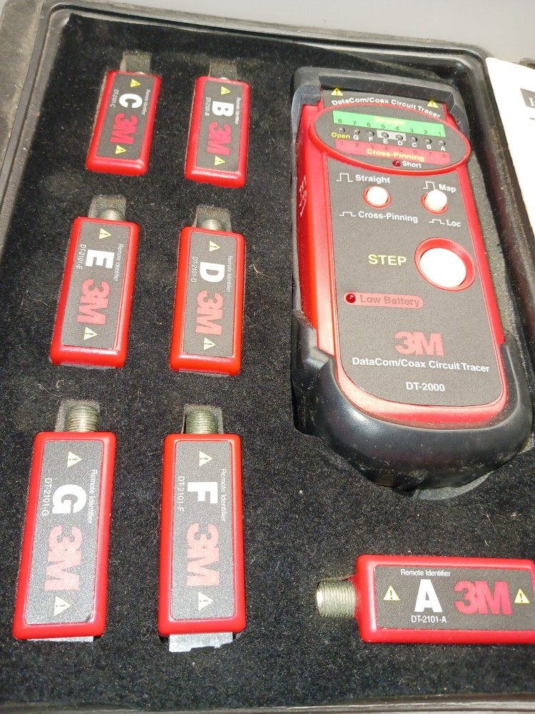3M DT-2000 DATA COMMUNICATIONS AND COAX CABLE DETECTION INSTRUMENTS
