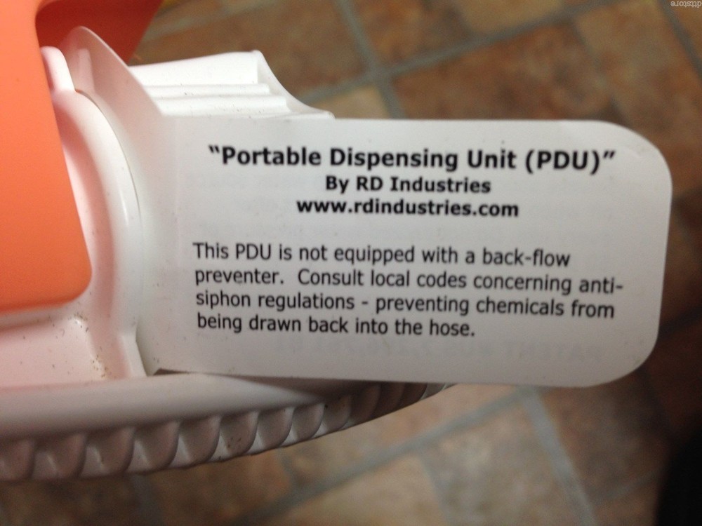 RD Industries Foaming Cleaning Solution Portable Dispensing Unit - PDU