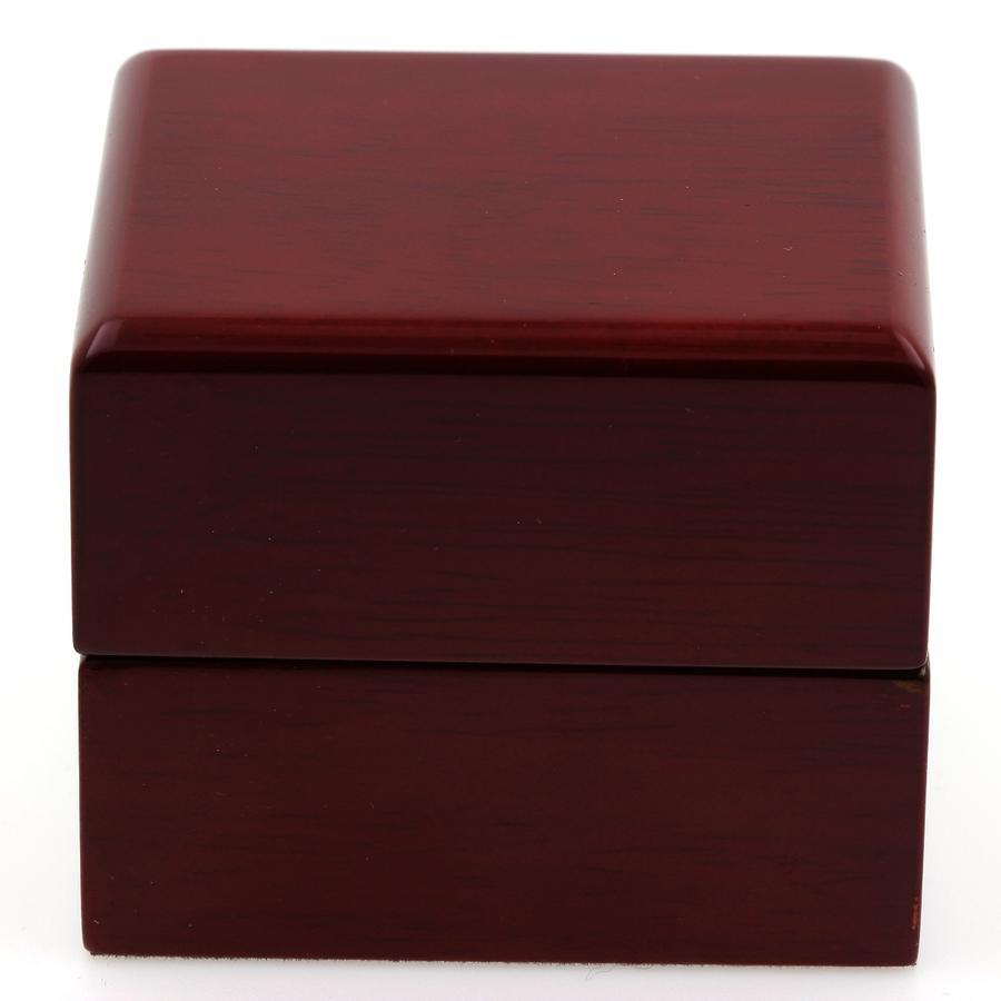 Luxury Red Wood Ring Box