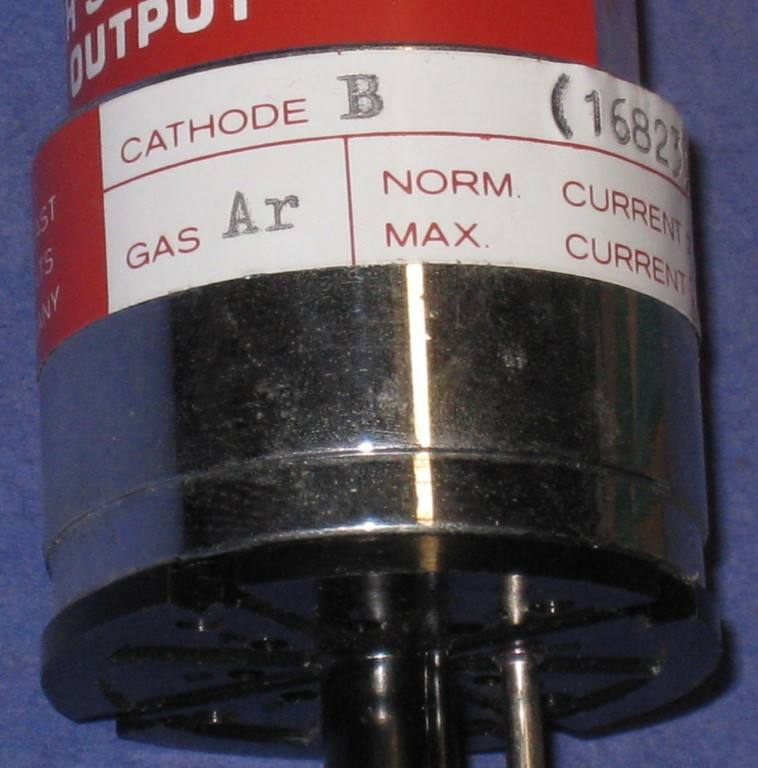 BORON B Hollow Cathode Source Lamp high spectral output 02w6