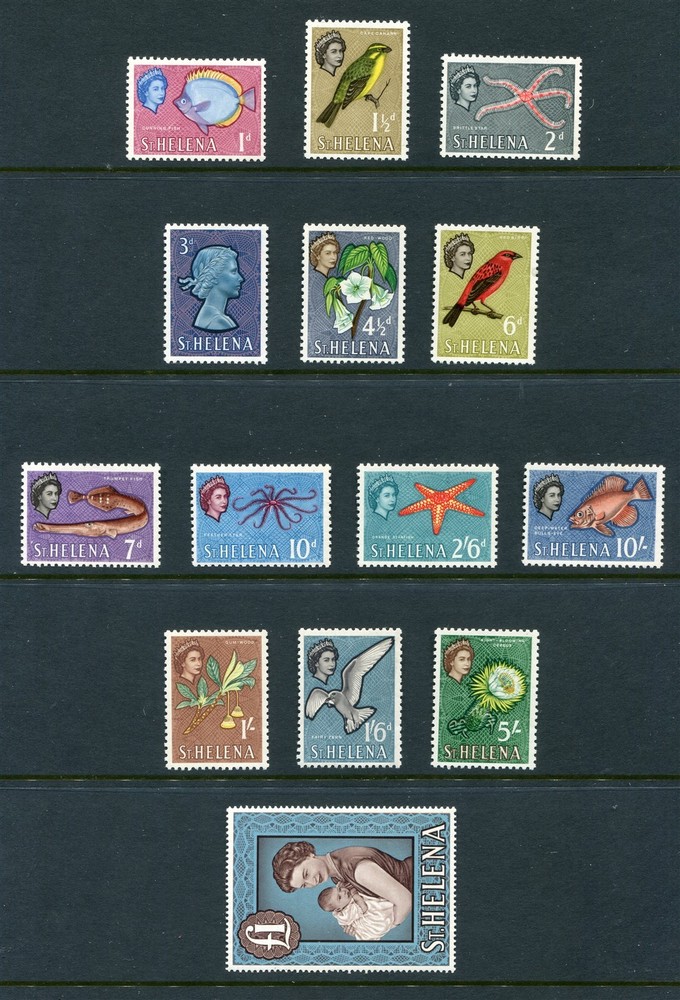 Saint Helena #159-172 Elizabeth II Complete Set [Mint Never Hinged]