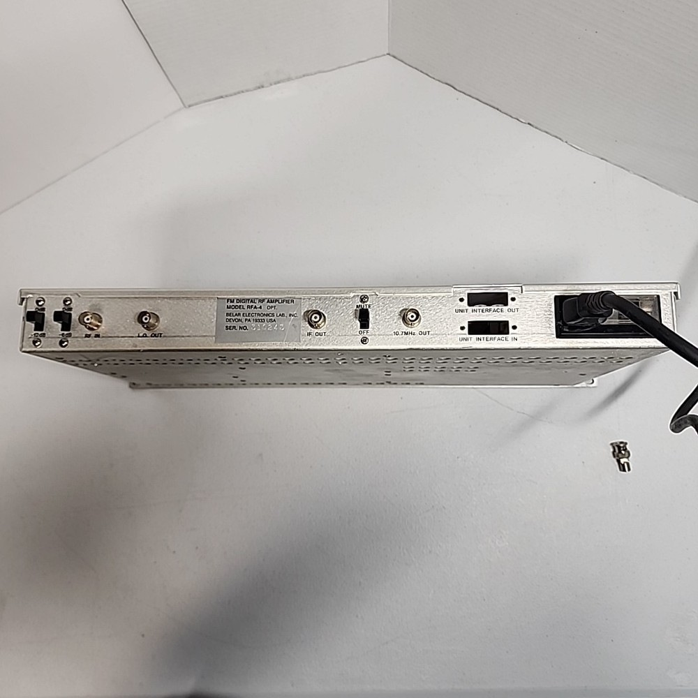 Belar RFA-4 Frequency Agile FM RF Ampliflier