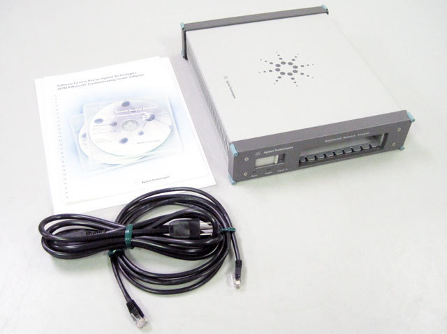 AGILENT HP J6801A DISTRIBUTED NETWORK ANALYZER WITH CASE & ACCESSORIES