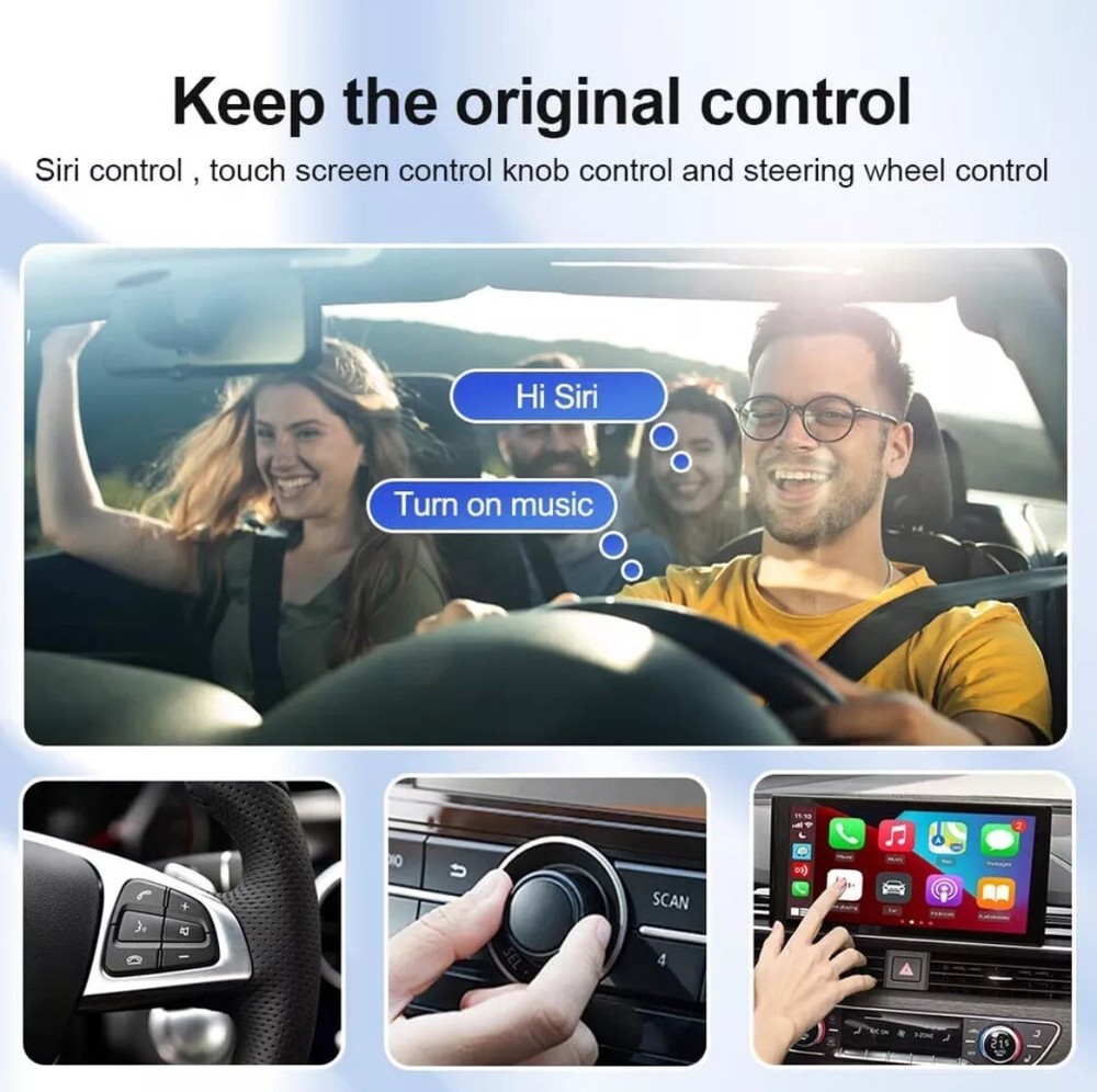Wireless CarPlay & Android Adapter FOR Factory Wired CAR PLAY 4.0 Auto Connect